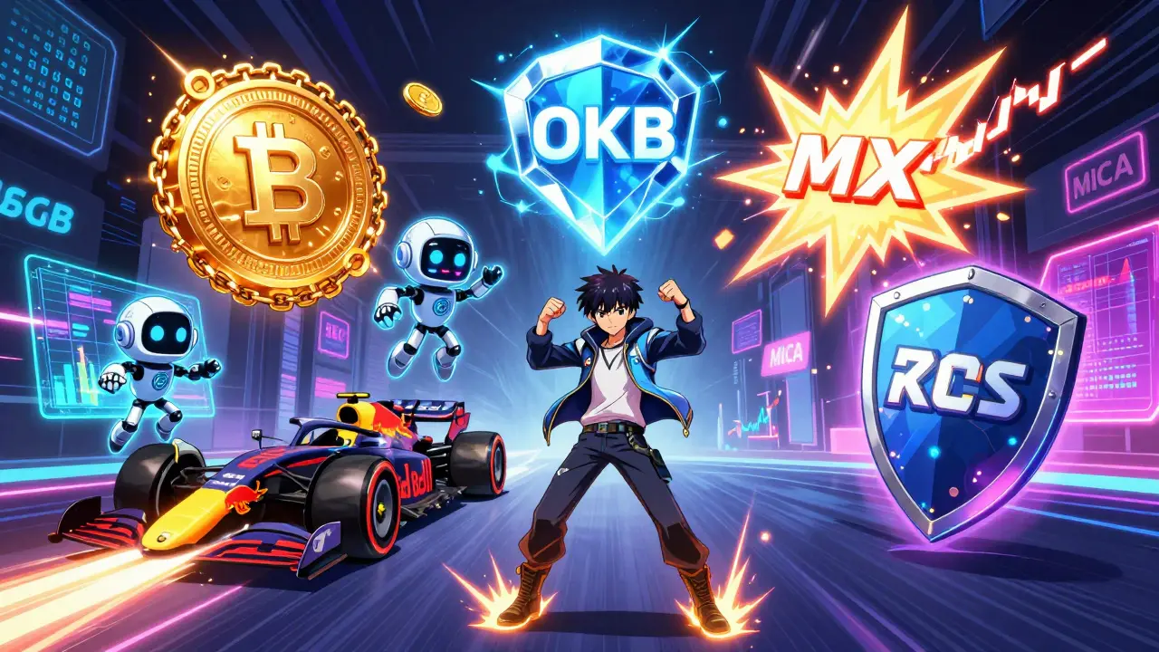 Comparaison des principaux jetons d'échange : BNB, OKB, BGB, MX, GT et KCS en 2025