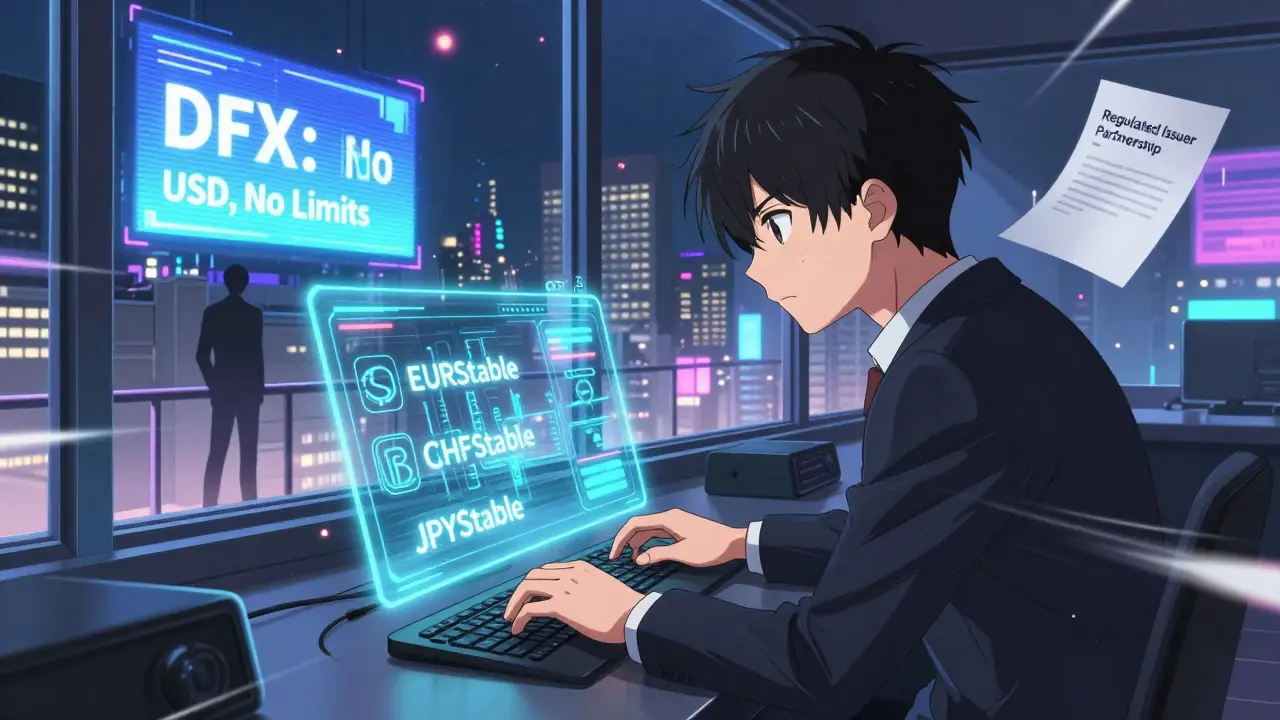 DFX Finance (Polygon) : avis complet sur l'échange décentralisé de stablecoins fiat
