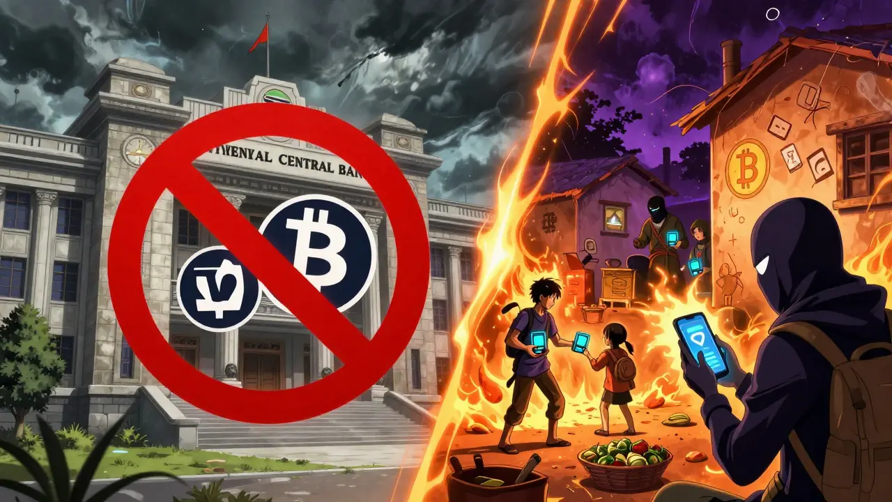 Division du Myanmar : banque centrale interdisant les cryptos d'un côté, résistants les utilisant de l'autre.