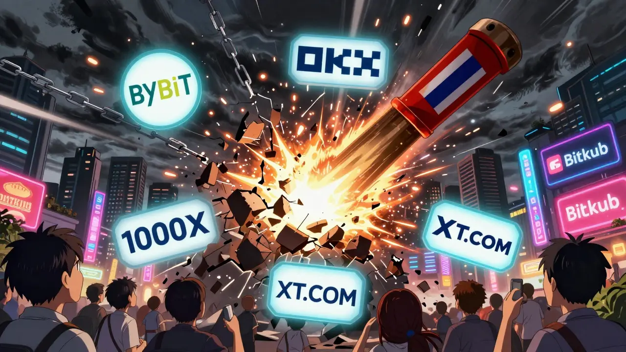 Interdiction des plateformes P2P crypto étrangères en Thaïlande en 2025