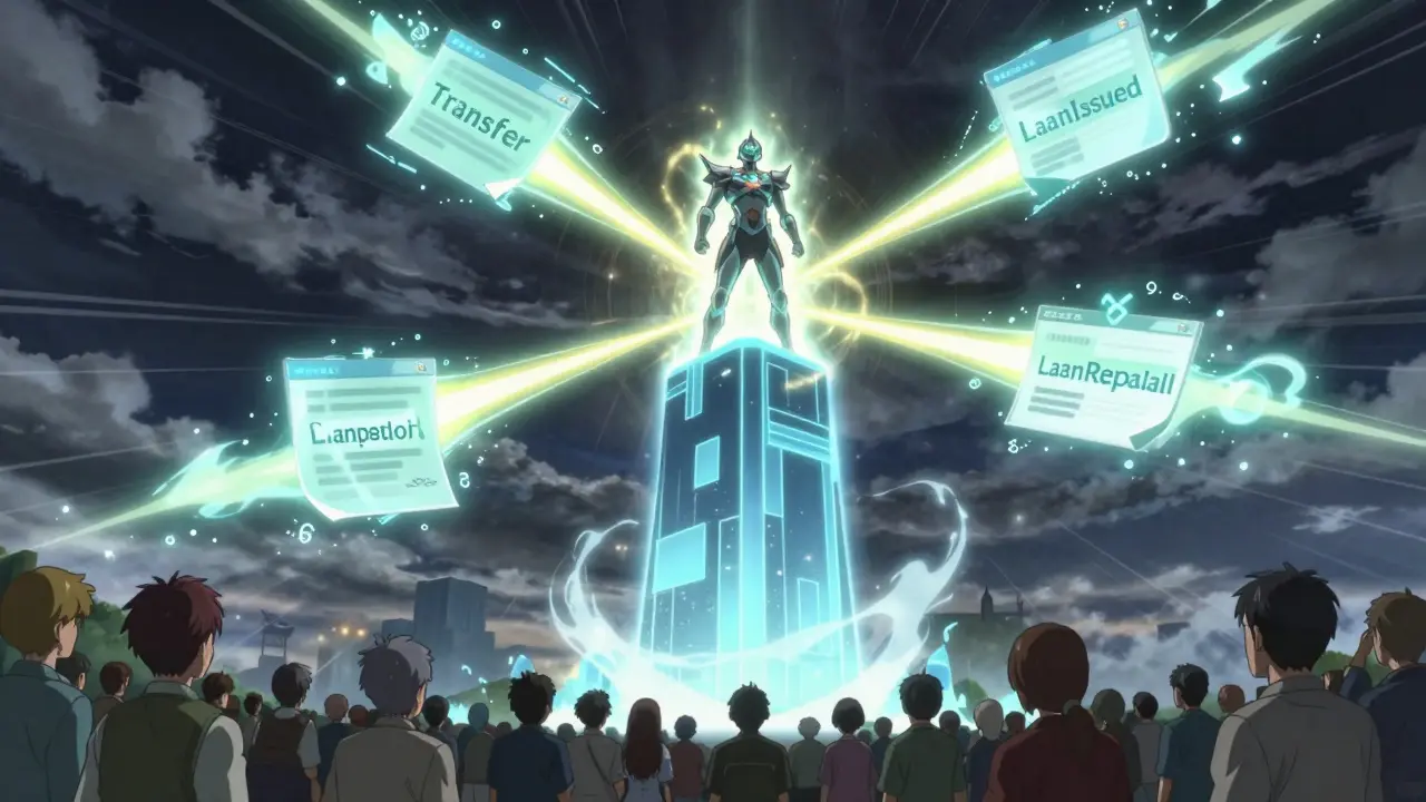 Suivre les interactions des contrats intelligents sur la blockchain