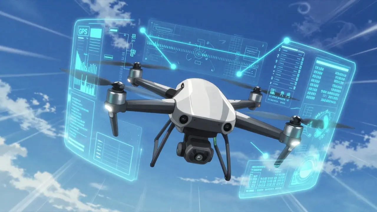 Métadonnées vidéo de drone : GPS, altitude et empreintes de vol