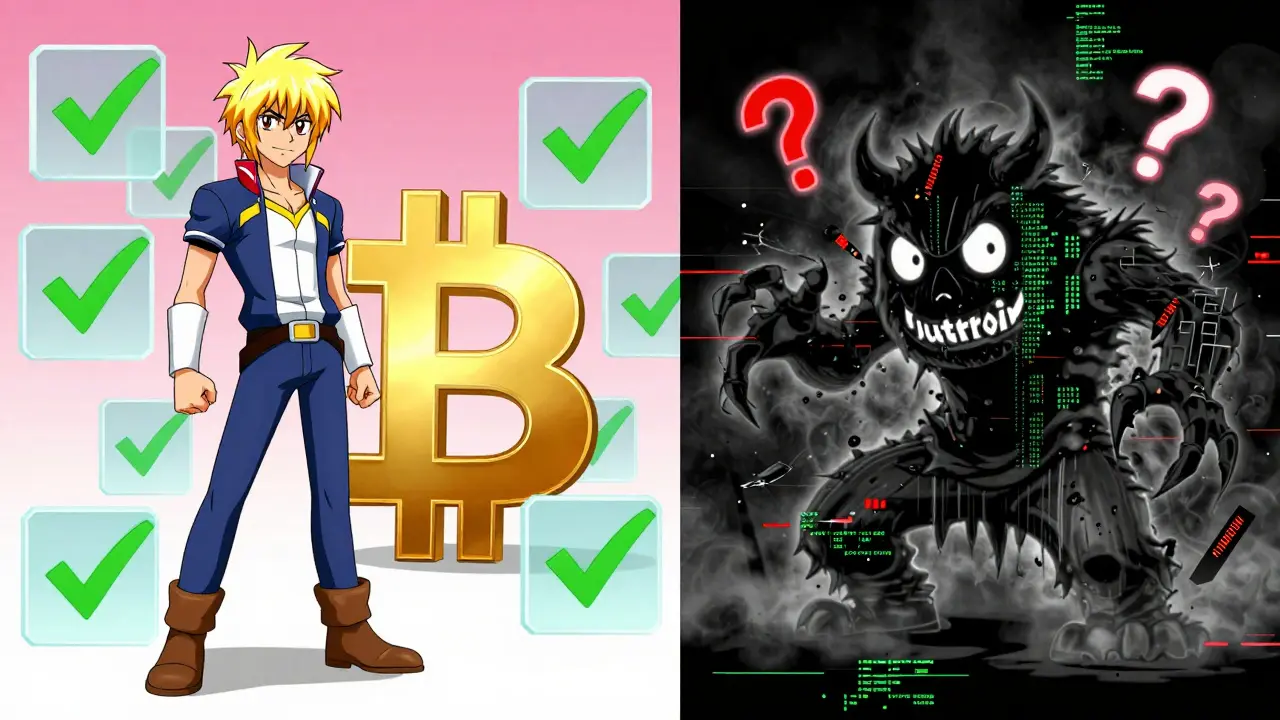 Confrontation entre un actif crypto légitime et un projet fantôme chaotique