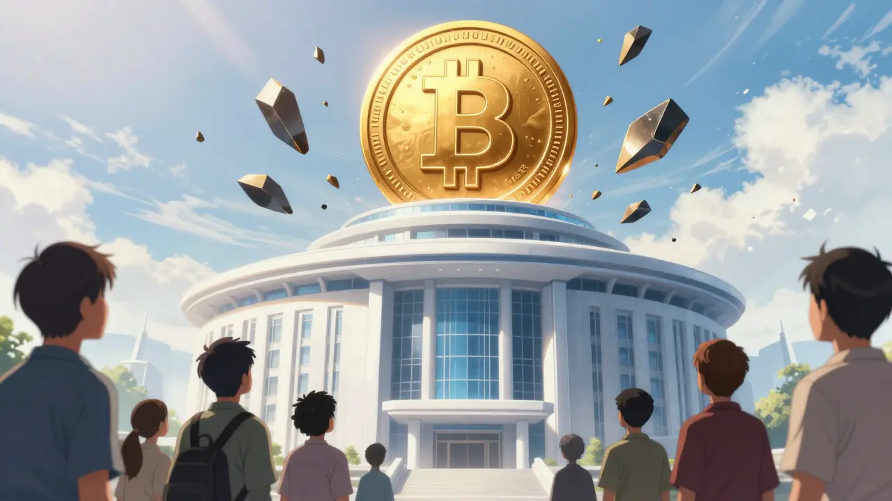 Bilan futuriste d'une banque centrale émettant une monnaie numérique officielle