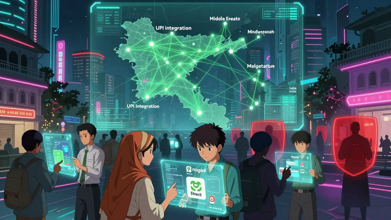 Infrastructure numérique moderne et intégration UPI pour les virements officiels