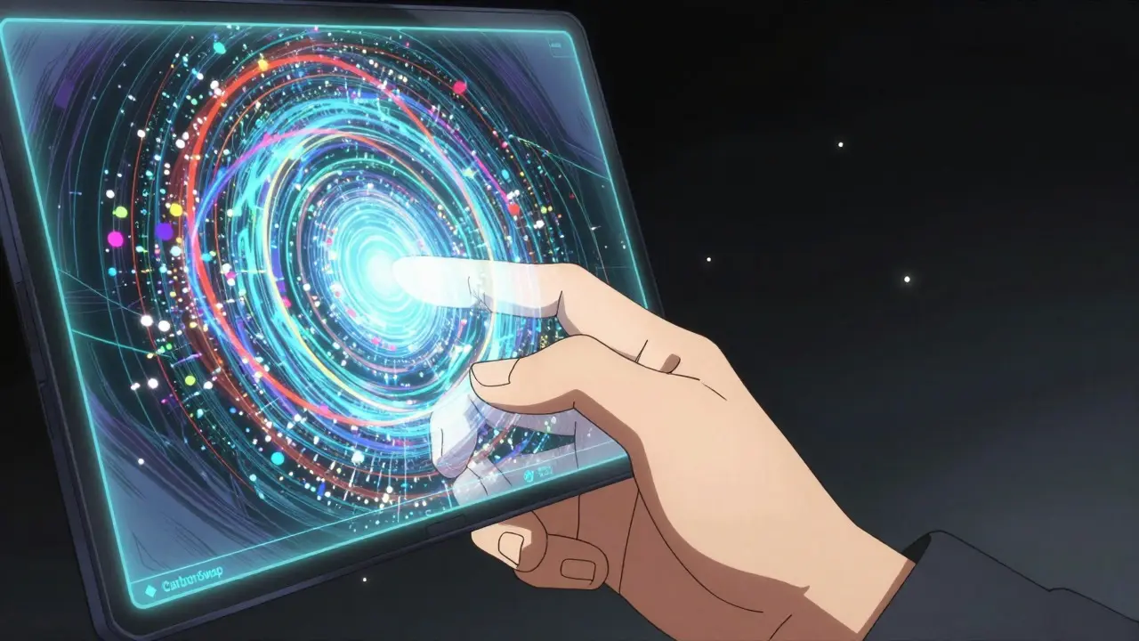 Comparaison visuelle abstraite entre haute liquidité et activité faible en anime