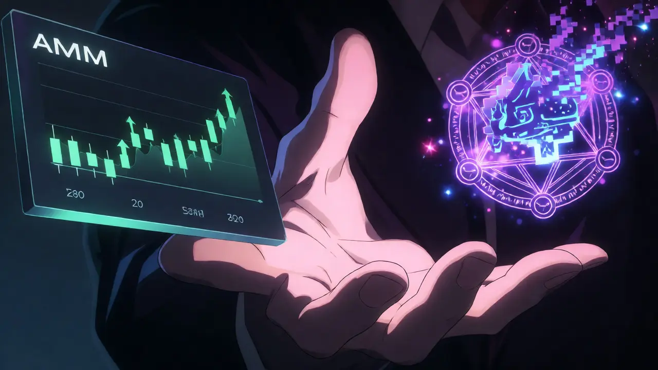 Intégration fluide de la finance décentralisée et du staking NFT dans un style anime